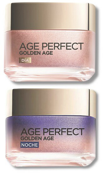 Zestaw do pielęgnacji twarzy L'Oreal Paris Age Perfect Golden Age Krem na dzień 50 ml + Krem na noc 50 ml (8445098313489)