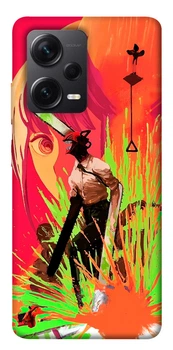 TPU чохол Demsky Anime evolution 5 Людина-бензопила (Chainsaw Man) для Xiaomi Redmi Note 12 Pro+