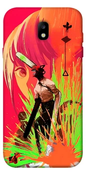 TPU чохол Demsky Anime evolution 5 Людина-бензопила (Chainsaw Man) для Samsung J730 Galaxy J7 (2017)