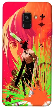 TPU чохол Demsky Anime evolution 5 Людина-бензопила (Chainsaw Man) для Samsung A530 Galaxy A8 (2018)
