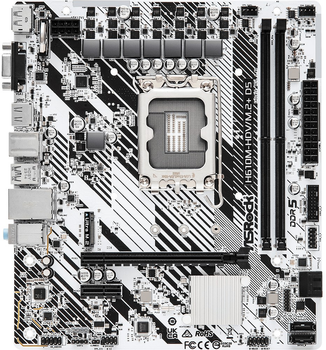Материнська плата ASRock H610M-HDV/M.2+ D5 (s1700, Intel H610, PCI-Ex16)