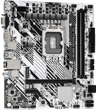 Материнська плата ASRock H610M-HDV/M.2+ D5 (s1700, Intel H610, PCI-Ex16)