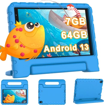 Планшет 8" YESTEL X9 4+3/64Gb 4 ядра Android 13 Синій Б/В