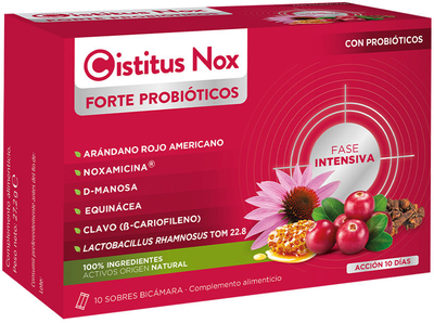 Probiotyk Cistitus Nox Forte Probiotics 10 saczetek (8429603000651)