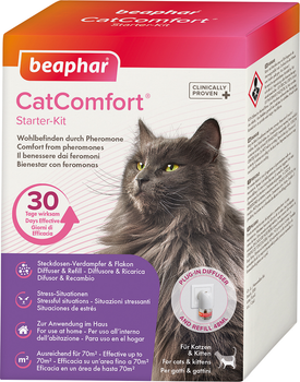 Uspokajający dyfuzor z feromonami dla kotów Beaphar CatComfort 48 ml (8711231171491)