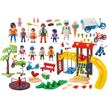 Zestaw do zabawy z figurkami Playmobil Family Fun Large Playground (4008789715715)
