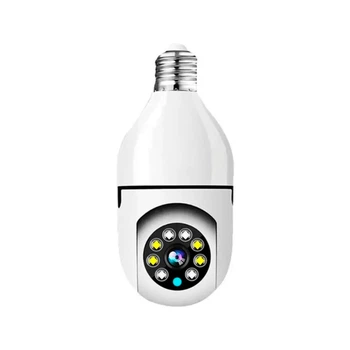 IP-камера поворотная беспроводная FULL HD камера в патрон Wi-Fi Smart Camera 1080p E27