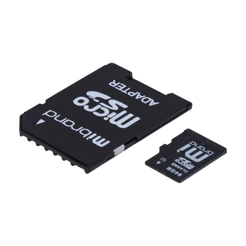 Карта Памяти Mibrand MicroSDXC 64gb UHS-1 10 Class & Adapter Цвет Черный