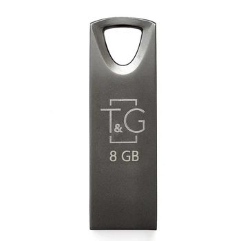 Флеш пам'ять (флешка) T&G 8gb Metal 117 Чорний