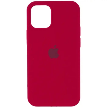 Чохол iPhone 17 Pro Silicone Case Full rose red
