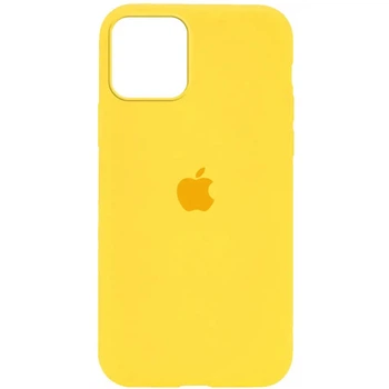 Чохол iPhone 17 Pro Max Silicone Case Full canary yellow