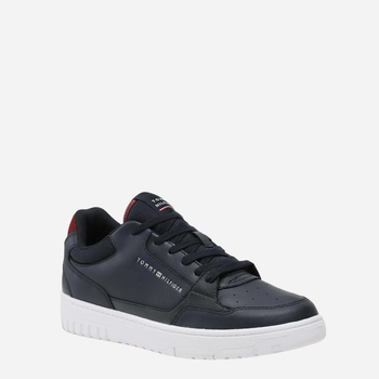 Sneakersy męskie do kostki Tommy Hilfiger THIFM0FM04693DW5 46 Granatowe (8720644410899)