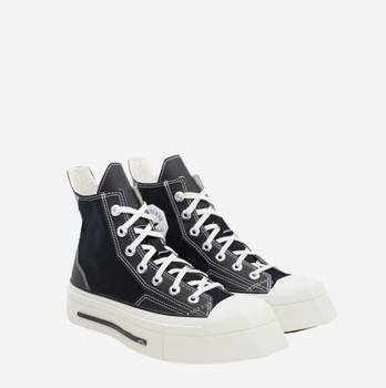 Trampki męskie za kostkę Converse Chuck 70 De Luxe Squared Hi A06435C 43 Czarne (194434653908)