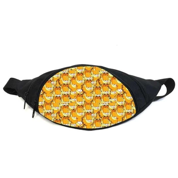 Поясная сумка бананка Гарфилд (GB Gar-05) Gear Bag черная
