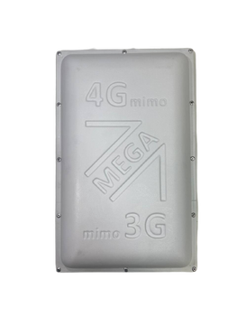 Антенна панельная 4G МЕГА MIMO 1700-2700 МГц, усиление 2х19 dBi