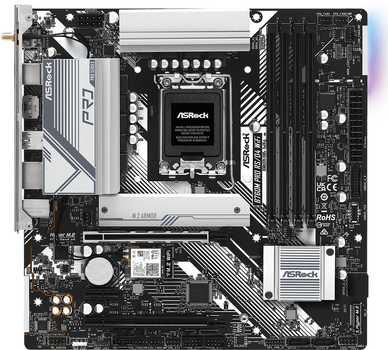 Материнська плата ASRock B760M PRO RS/D4 WIFI (s1700, Intel B760, PCI-Ex16)