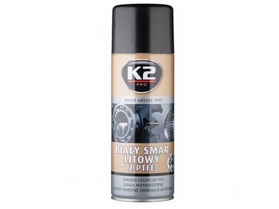 Смазка универсальная литиевая 400ml K2 White Grease PTFE W121