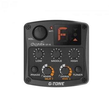 П'єзодатчик Cherub GT-6 c 3-x смуговим еквалайзером, 4 ефекти та тюнер