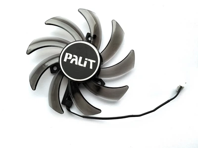 Вентилятор для видеокарты Palit GTX 1660 RTX 2060 2070 Dual Apistek GA91S2U (TH9210S2H FDC10H12S9-C) кабель 10 см (№158.052)