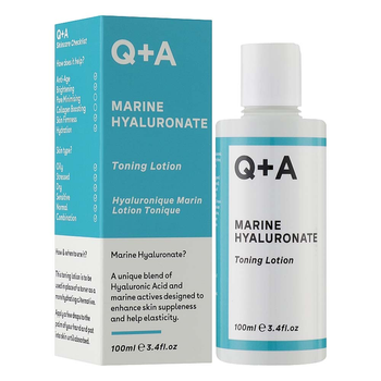 Лосьйон Q+A для обличчя тонізуючий з гіалуроновою кислотою Marine Hyaluronate Toning Lotion 100 ml (0306144)
