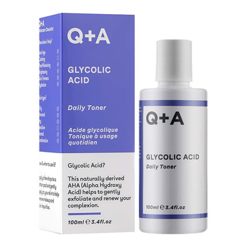Тонер Q+A для лица с гликолевой кислотой Glycolic Acid Daily Toner 100 ml (0306141)