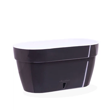 Горшок с автополивом Santino ASTI Window box 5,2 л антрацит-белый (AST300ANT/WHT)
