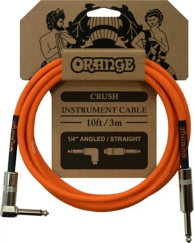 Кабель инструментальный Orange Crush CA035 Jack 6.3 мм / Jack 6.3 мм, угловой, 3 м (R126453)