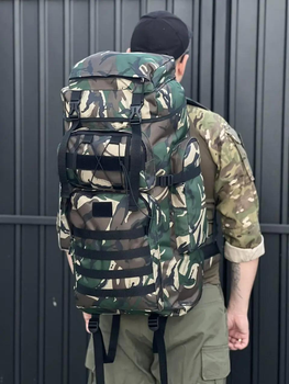 Универсальная военная сумка, армейская сумка вместительная 70л тактический рюкзак Камуфляж