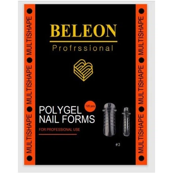 Верхние формы BELEON для наращивания ногтей №3 Multishape 120 шт