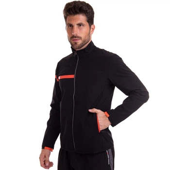 Спортивная кофта мужская на молнии SP-Sport Fit 6305 размер XL (175-180 см) Black-Orange