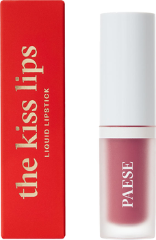Matowa szminka w płynie Paese The Kiss Lips 03 Lovely Pink z witaminą E 3.4 ml (5902627624537)