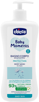 Гель для купання Chicco Baby Moments без сліз з екстрактом календули 750 мл (8058664138340)