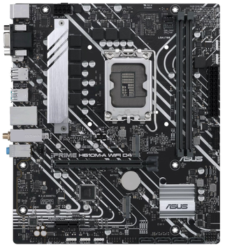 Płyta główna ASUS PRIME H610M-A WIFI D4 (s1700, Intel H610, PCI-Ex16) (90MB1C80-M0EAY0)