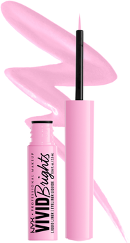 Матовий рідкий лайнер NYX Professional Makeup Vivid Brights Colored Liquid Eyeliner 09 Sneaky Pink 2 мл (800897230890)