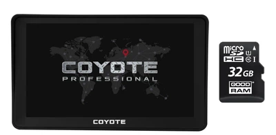 GPS Навигатор COYOTE&nbsp;812 TORR 512mb 8gb на Андроид GPS с Wifi для легкового и грузового транспорта + MicroSD карта памяти 32GB