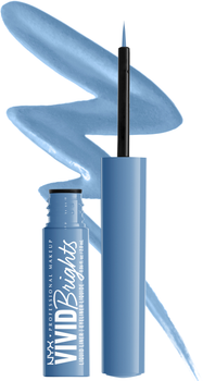 Eyeliner do oczu NYX Professional Makeup Vivid Brights Colored Liquid 05 Cobalt Crush 2 ml (800897230913)