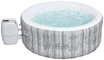 Dmuchany jacuzzi spa Bestway Lay-Z-Spa Fiji AirJet 4 White Wood 60085 180 m x 66 cm (6941607308943)