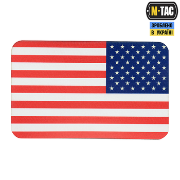 Нашивка M-Tac флаг США реверс (80х50 мм) Full Color/GID