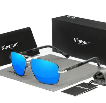 Чоловічі Сонцезахисні Поляризаційні UV400 Окуляри Авіатори Kingseven Nicesun Blue