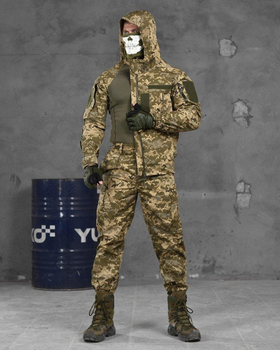 Тактический военный костюм Fantom ( Китель + Убакс + Штаны ), Камуфляж: Пиксель, Размер: XL