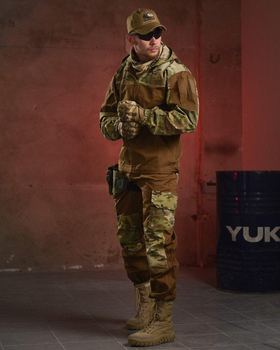 Тактический военный полевой костюм горка Apach ( Китель + Штаны ), Камуфляж: Мультикам, Размер: S