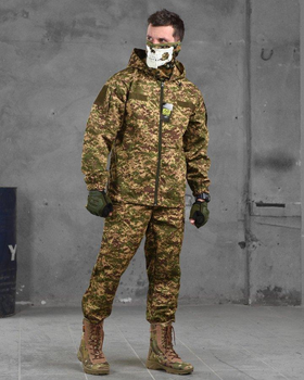 Тактический военный полевой костюм горка Ahiles ( Китель + Штаны ), Камуфляж: Пиксель, Размер: XL