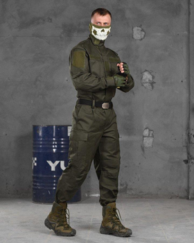 Тактический военный костюм Union ( Китель + Штаны ), Камуфляж: Олива, Размер: XXXL