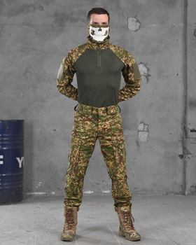 Тактический военный полевой костюм Ahiles ( Убакс + Штаны ), Камуфляж: Пиксель, Размер: M