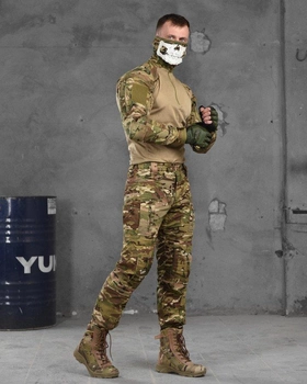 Тактичний військовий польовий костюм Badger ( Убакс + Штани ), Камуфляж: Мультикам, Розмір: L