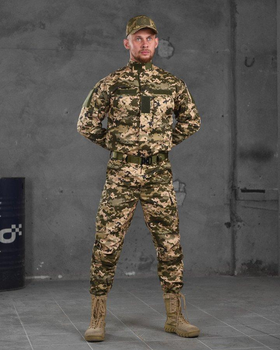 Тактический военный полевой костюм уставной Hunter ( Китель + Штаны ), Камуфляж: Пиксель, Размер: XXL