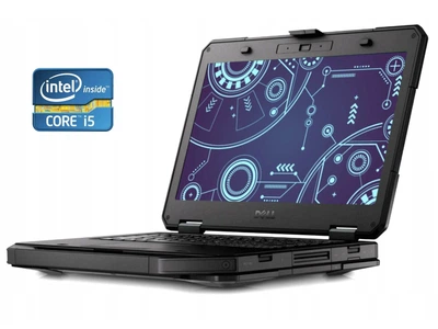 Защищенный ноутбук Б-класс Dell Latitude 5414 Rugged / 14" (1920x1080) IPS Touch / Intel Core i5-6300U (2 (4) ядра по 2.4 - 3.0 GHz) / 8 GB DDR4 / 256 GB SSD / Intel HD Graphics 520 / WebCam б/у