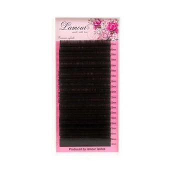 Ресницы Lamour D 0,085 (20 рядов: 10-14 мм), черные (2000994183541)