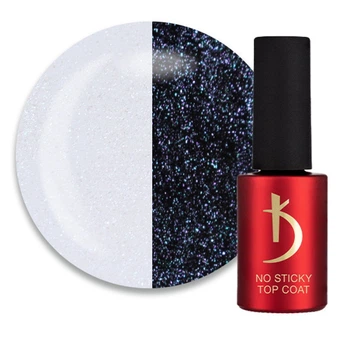Топ для гель-лака без липкого слоя Kodi Professional No Sticky Top Coat Sparkle с голографическими частицами 7 мл