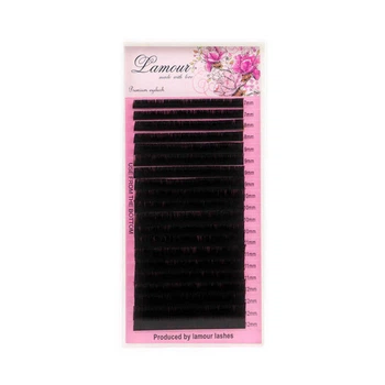 Ресницы Lamour D 0,10 (20 рядов: 7-12 мм), черные (2000994183626)